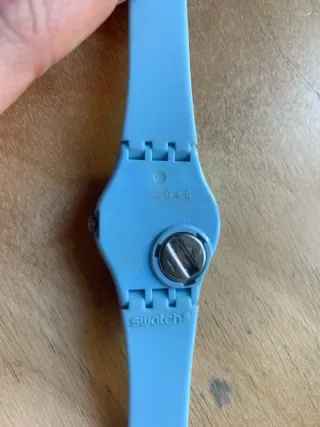 Orologio Swatch Azzurro Cinturino Lungo