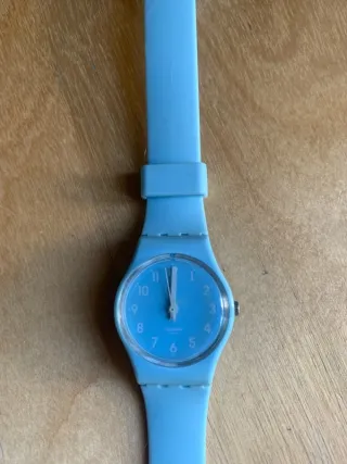 Orologio Swatch Azzurro Cinturino Lungo