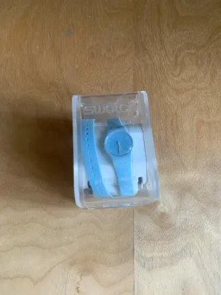 Orologio Swatch Azzurro Cinturino Lungo