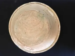 Lebrillo antiguo Triana cerámica pintada