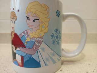 Taza Frozen Disney oficial - Elsa y Anna Cerámica