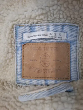 Cazadora vaquera borreguito Pull&Bear