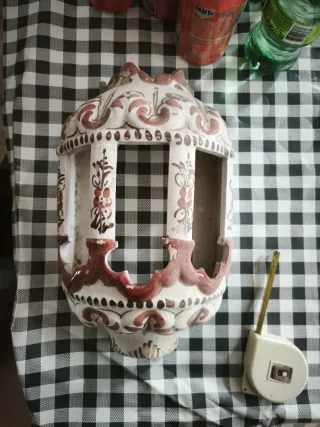 Lámpara de cerámica exterior