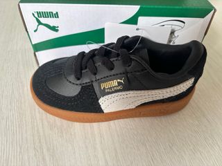 Tênis Puma Palermo Infantil Preto tamanho 22