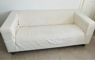 Sofá 3 plazas blanco