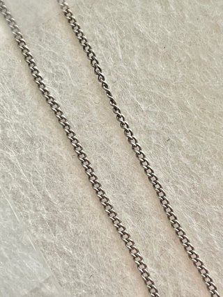 Cadena plata diseño espiral