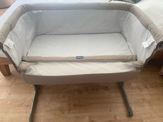 Culla ad altalena Chicco Next2Me Beige