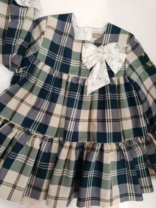 Vestido niña cuadros talla 5