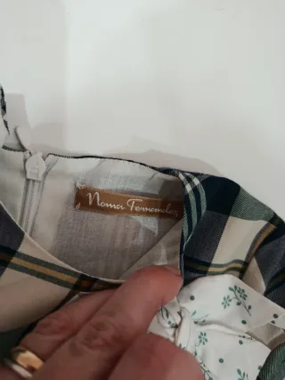 Vestido niña cuadros talla 5
