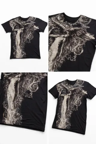 Camiseta Vintage Affliction Negra