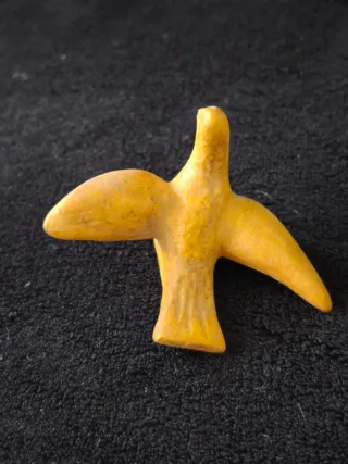 Pareja Pájaros Olot Escayola Artesanal 5.5cm