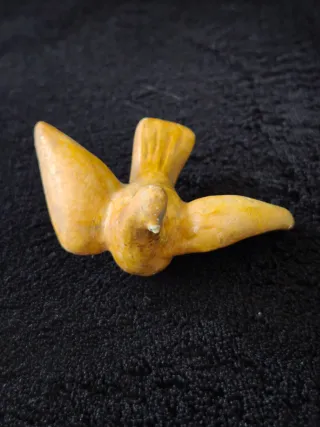 Pareja Pájaros Olot Escayola Artesanal 5.5cm