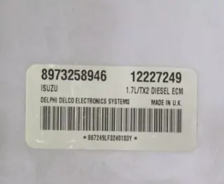 KIT Centralita OPEL CORSA C/MERIVA/COMBO 8973258946 12227249 24445098 5WK4763