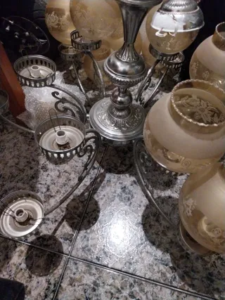 Lámpara de salón antigua