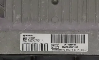 Centralita Motor PEUGEOT/CITROEN 9678686080 HW9666571380 S180075002L SID807