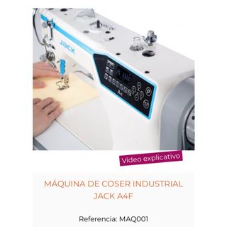 Máquina de coser industrial Jack A4F