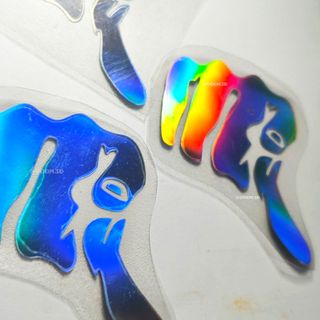 Pegatinas Holográficas Vinilo de corte premium