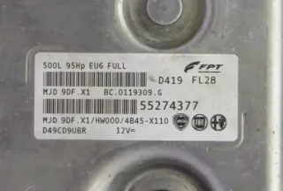 Centralita Motor FIAT 500L 55274377 MJD9DFX1 MJD 9DF.X1 BC.0119309.G