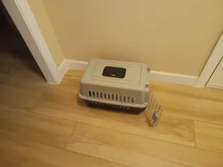 Transportín para gatos beige