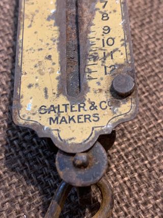 Bilancia tascabile vintage Hughes's