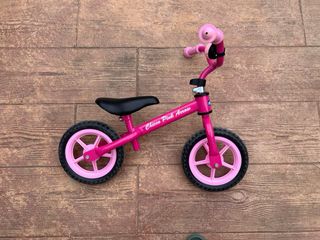 Bicicleta sin pedales Chicco rosa