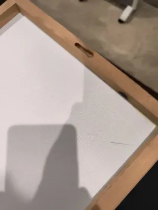 3 Quadri Paesaggio Spiaggia in Legno e Tela