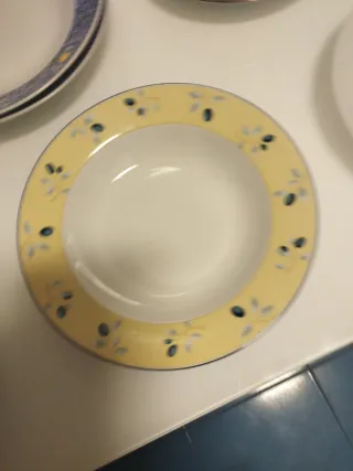 16 Platos Porcelana Variados