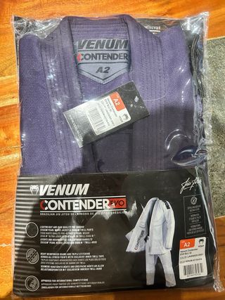 Kimono BJJ Venum Contender EVO A2 Gris Lavanda