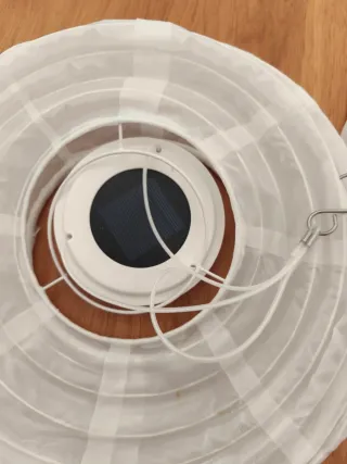 Lámpara Solar Blanca Ikea