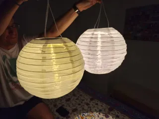 Lámpara Solar Blanca Ikea