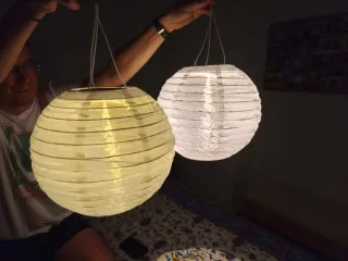 Lámpara Solar Blanca Ikea