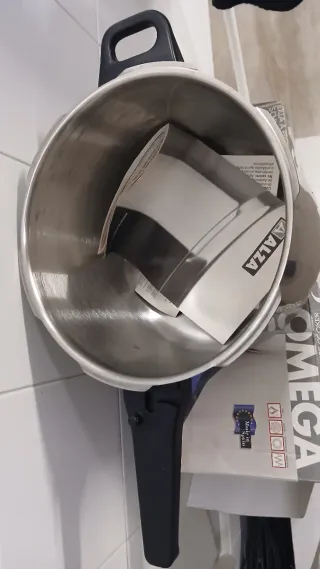 Olla a presión OMEGA 6L Acero Inoxidable 18/10