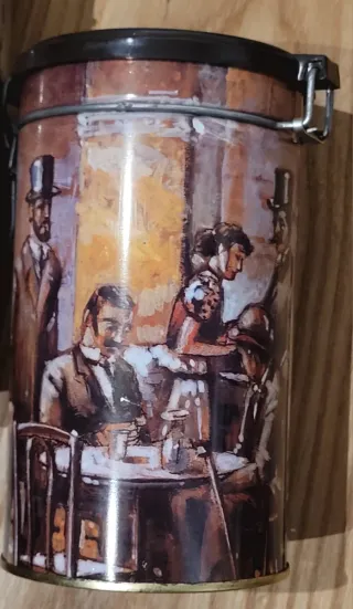 4 scatole vintage in latta Gobbion Caffè