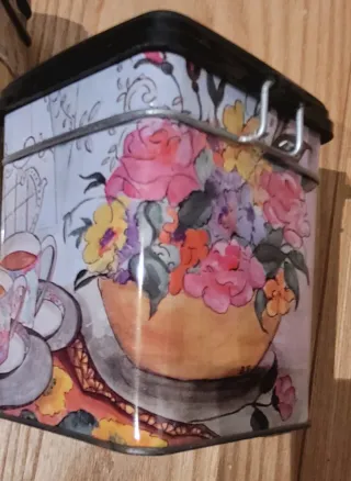 4 scatole vintage in latta Gobbion Caffè