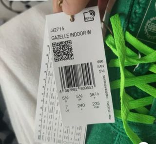 Zapatillas Adidas Gazelle Verde Neón talla 38 2/3