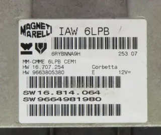 Centralita PEUGEOT/CITROEN 16814064 16707245 9663805380 9664981980 IAW6LPB
