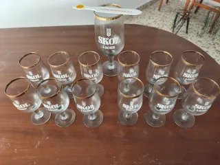 Collezione Bicchieri Birra Vintage Skol