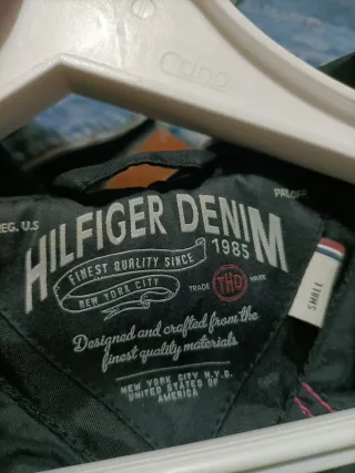 Cazadora Tommy Hilfiger Mujer Talla S Negra