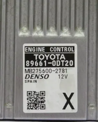 ECU Centralita TOYOTA YARIS 896610DT20 89661-0DT20 MB2756002781 MB275600-2781