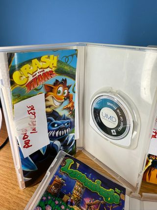 3 Giochi PSP: Crash, Dragon Ball, Lemmings
