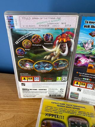 3 Giochi PSP: Crash, Dragon Ball, Lemmings