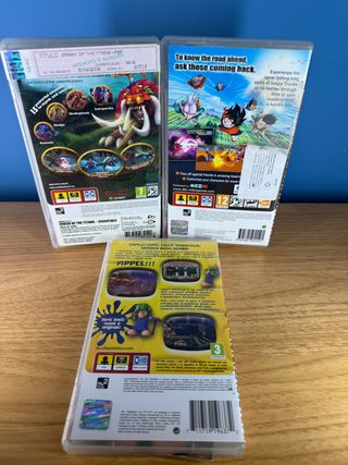 3 Giochi PSP: Crash, Dragon Ball, Lemmings