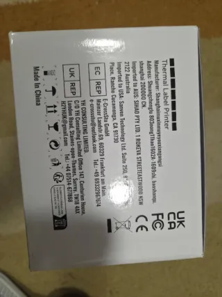 Impresora Térmica Vevor Gris