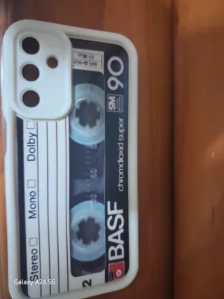 Funda Móvil Samsung A15 Diseño Cassette