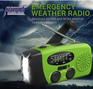 Radio manovella solare torcia e power bank