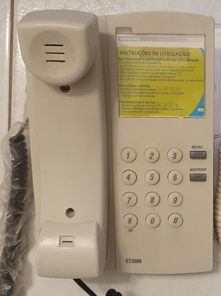 Telefone vintage fixo, Elotécnico ET2000 - 1999