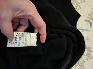 Vestido / traje, de lana negro invierno