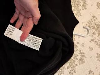 Vestido / traje, de lana negro invierno