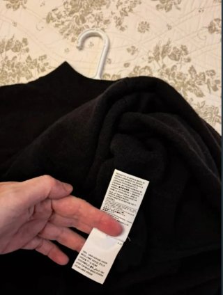 Vestido / traje, de lana negro invierno