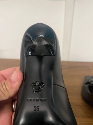 Scarpe Versace Donna Nere Medusa